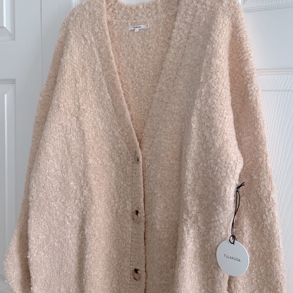 REVOLVE Tularosa Clementine Cardigan in Blush - Picture 6 of 7